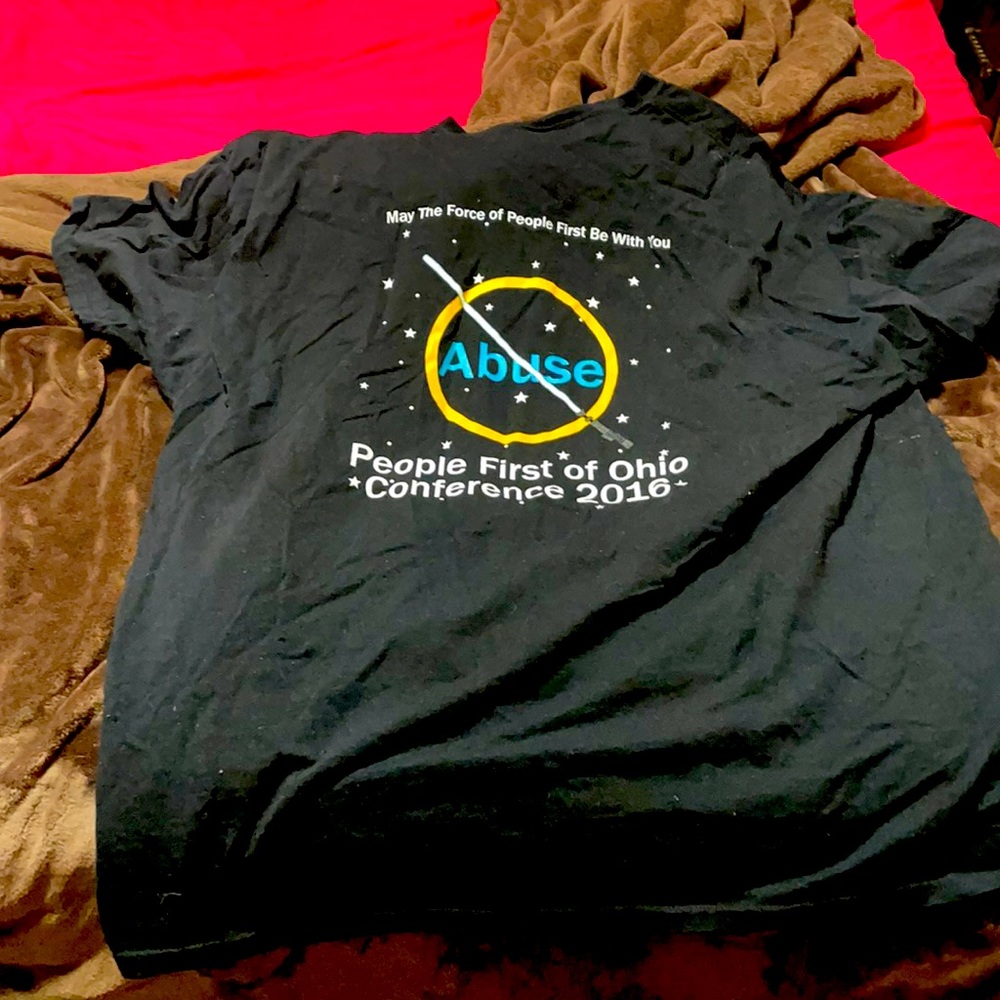 A 3XL shirt not worn and new. Hasn’t been worn